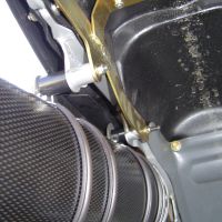 Exhaust compatible with Husqvarna Te E - Sms 410 2000-2004, Trioval, Homologated legal mid-full system exhaust including removable db killer 