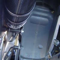 Exhaust compatible with Husqvarna Te E - Sms 410 2000-2004, Trioval, Homologated legal mid-full system exhaust including removable db killer 