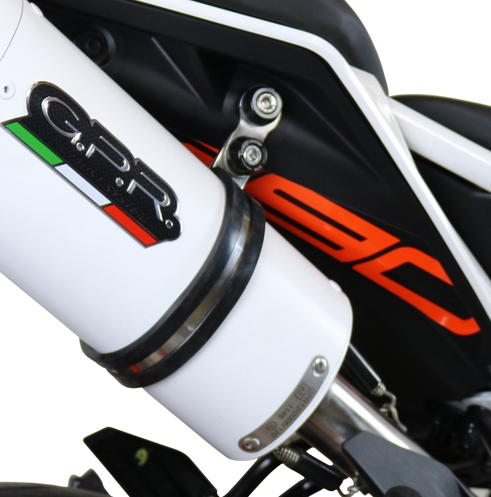 Egzoz ile uyumlu Ktm Duke 250 2017-2020, Furore Nero, Yarış Sistemi Susturucu ve özel bağlantı borusu 