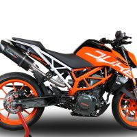 Egzoz ile uyumlu Ktm Duke 250 2017-2020, Furore Nero, Yarış Sistemi Susturucu ve özel bağlantı borusu 