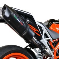 Egzoz ile uyumlu Ktm Duke 250 2017-2020, Furore Nero, Yarış Sistemi Susturucu ve özel bağlantı borusu 