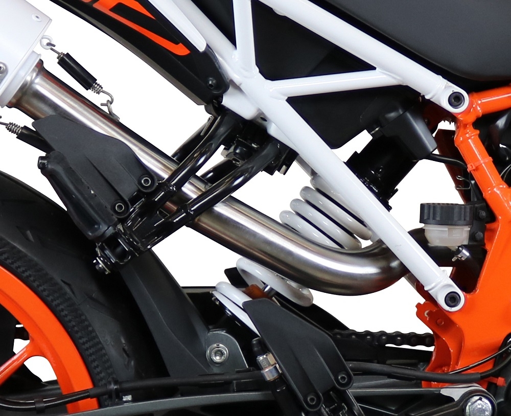 Egzoz ile uyumlu Ktm Duke 250 2017-2020, Furore Nero, Yarış Sistemi Susturucu ve özel bağlantı borusu 
