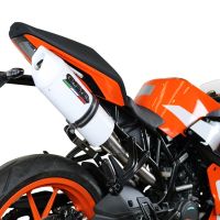 Egzoz ile uyumlu Ktm Rc 125 2017-2020, Albus Evo4, Onaylı egzoz, bağlantı borusu ve çıkarılabilir db öldürücü dahil Avrupa DIŞI pazarlar için yasal 