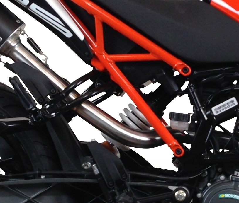 Egzoz ile uyumlu Ktm Duke 125 2017-2020, Albus Evo4, Onaylı egzoz, bağlantı borusu ve çıkarılabilir db öldürücü dahil Avrupa DIŞI pazarlar için yasal 
