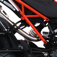 Egzoz ile uyumlu Ktm Duke 125 2017-2020, Albus Evo4, Onaylı egzoz, bağlantı borusu ve çıkarılabilir db öldürücü dahil Avrupa DIŞI pazarlar için yasal 