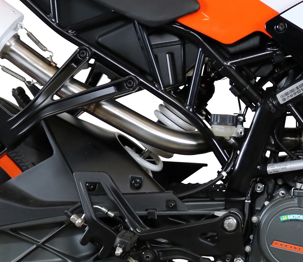 Egzoz ile uyumlu Ktm Rc 125 2017-2020, Albus Evo4, Onaylı egzoz, bağlantı borusu ve çıkarılabilir db öldürücü dahil Avrupa DIŞI pazarlar için yasal 