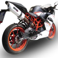 Egzoz ile uyumlu Ktm Rc 390 2015-2016, Albus Ceramic, Egzoz yasal, onaylı, çıkarılabilir db killer ve bağlantı borulu susturucu 