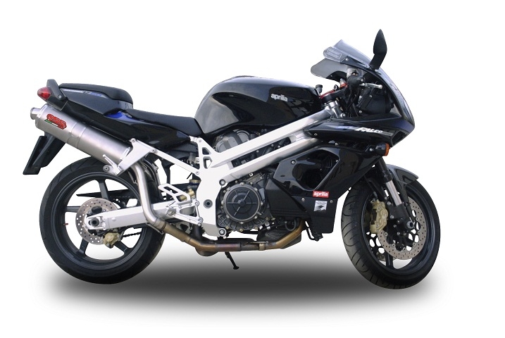 Egzoz ile uyumlu Aprilia Sl -Falco 1000 2000-2004, Trioval, Homologe sistem Double Susturucu ve özel bağlantı borusu 