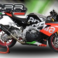 Egzoz ile uyumlu Aprilia Rsv4 1100 Racing Factory 2019-2020, Furore Evo4 Nero, Onaylı egzoz, bağlantı borusu ve çıkarılabilir db öldürücü dahil Avrupa DIŞI pazarlar için yasal 