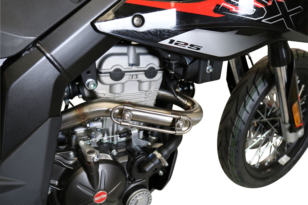 Egzoz ile uyumlu Aprilia Rx 125 2018-2020, Decatalizzatore, Yarış Sistemi Tam hat, susturucu artı toplayıcı 