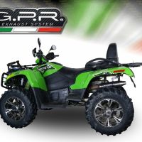 Egzoz ile uyumlu Artic Cat Trv 700 2009-2016, Deeptone Atv, Orijinal manifolda herhangi bir değişiklik yapmadan takılabilen susturucu 