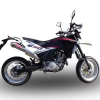 Egzoz ile uyumlu Husqvarna TE 630 E - SMS 630 - Smr 630 2010-2014, Powercone Evo, Homologe sistem Double Susturucu ve özel bağlantı borusu 