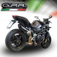 Egzoz ile uyumlu Mv Agusta Brutale 990 R 2010-2011, Furore Nero, Egzoz yasal, onaylı, çıkarılabilir db killer ve bağlantı borulu susturucu 