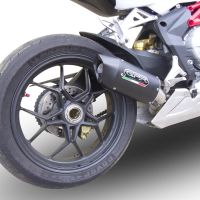 Egzoz ile uyumlu Mv Agusta Brutale 675 2012-2015, Furore Nero, Egzoz yasal, onaylı, çıkarılabilir db killer ve bağlantı borulu susturucu 