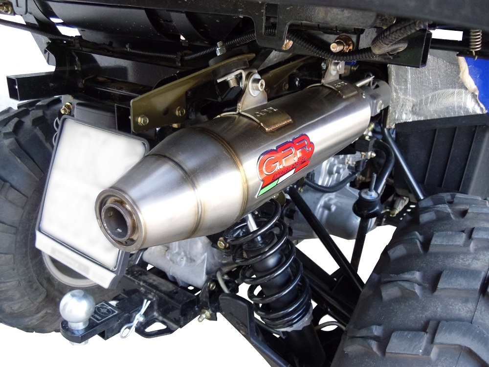 Egzoz ile uyumlu Polaris Sportsman 800 X2 2007-2010 2007-2010, Deeptone Atv, Orijinal manifolda herhangi bir değişiklik yapmadan takılabilen susturucu 