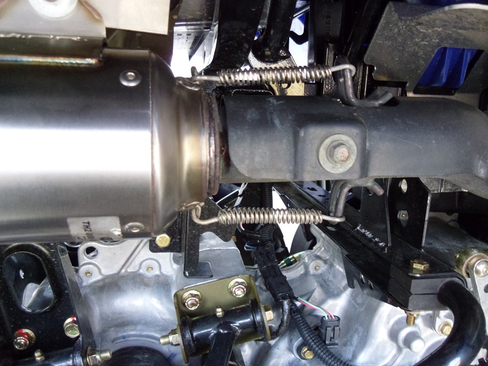 Egzoz ile uyumlu Polaris Sportsman 800 X2 2007-2010 2007-2010, Deeptone Atv, Orijinal manifolda herhangi bir değişiklik yapmadan takılabilen susturucu 