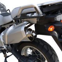 Egzoz ile uyumlu Yamaha Xt 1200 Z Supertenere 2017-2020, Trioval, Egzoz yasal, onaylı, çıkarılabilir db killer ve bağlantı borulu susturucu 