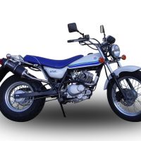 Egzoz ile uyumlu Suzuki Rv 125 Van Van 2003-2017, Furore Nero, Egzoz yasal, onaylı, çıkarılabilir db killer ve bağlantı borulu susturucu 