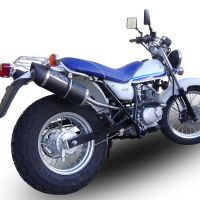 Egzoz ile uyumlu Suzuki Rv 125 Van Van 2003-2017, Furore Nero, Egzoz yasal, onaylı, çıkarılabilir db killer ve bağlantı borulu susturucu 