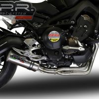 Egzoz ile uyumlu Yamaha Mt-09 Tracer 900 2015-2016, M3 Inox , Onaylanmış ve yasal, çıkarılabilir db öldürücü dahil tam sistem egzozu 
