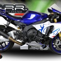 Egzoz ile uyumlu Yamaha Yzf R1-R1-M 2020-2025, M3 Black Titanium, Yarış Sistemi Susturucu ve özel bağlantı borusu 