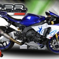 Egzoz ile uyumlu Yamaha Yzf R1-R1-M 2020-2025, M3 Inox , Yarış Sistemi Susturucu ve özel bağlantı borusu 