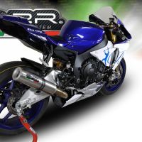 Egzoz ile uyumlu Yamaha Yzf R1-R1-M 2020-2025, M3 Inox , Yarış Sistemi Susturucu ve özel bağlantı borusu 