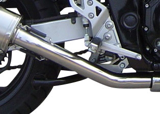 Egzoz ile uyumlu Suzuki Gsf 1200 Bandit - S 2005-2006, Trioval, Egzoz yasal, onaylı, çıkarılabilir db killer ve bağlantı borulu susturucu 