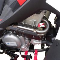 Egzoz ile uyumlu Beeline Bestia 5.5 Supermoto -Offroad 2011-2021, Deeptone Atv, Onaylanmış ve yasal, çıkarılabilir db öldürücü dahil tam sistem egzozu 