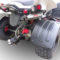 Egzoz ile uyumlu Beeline Bestia 3.3 Supermoto -Offroad 2011-2021, Deeptone Atv, Egzoz yasal, onaylı, çıkarılabilir db killer ve bağlantı borulu susturucu 