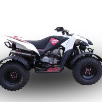 Egzoz ile uyumlu Beeline Bestia 5.5 Supermoto -Offroad 2011-2021, Deeptone Atv, Onaylanmış ve yasal, çıkarılabilir db öldürücü dahil tam sistem egzozu 