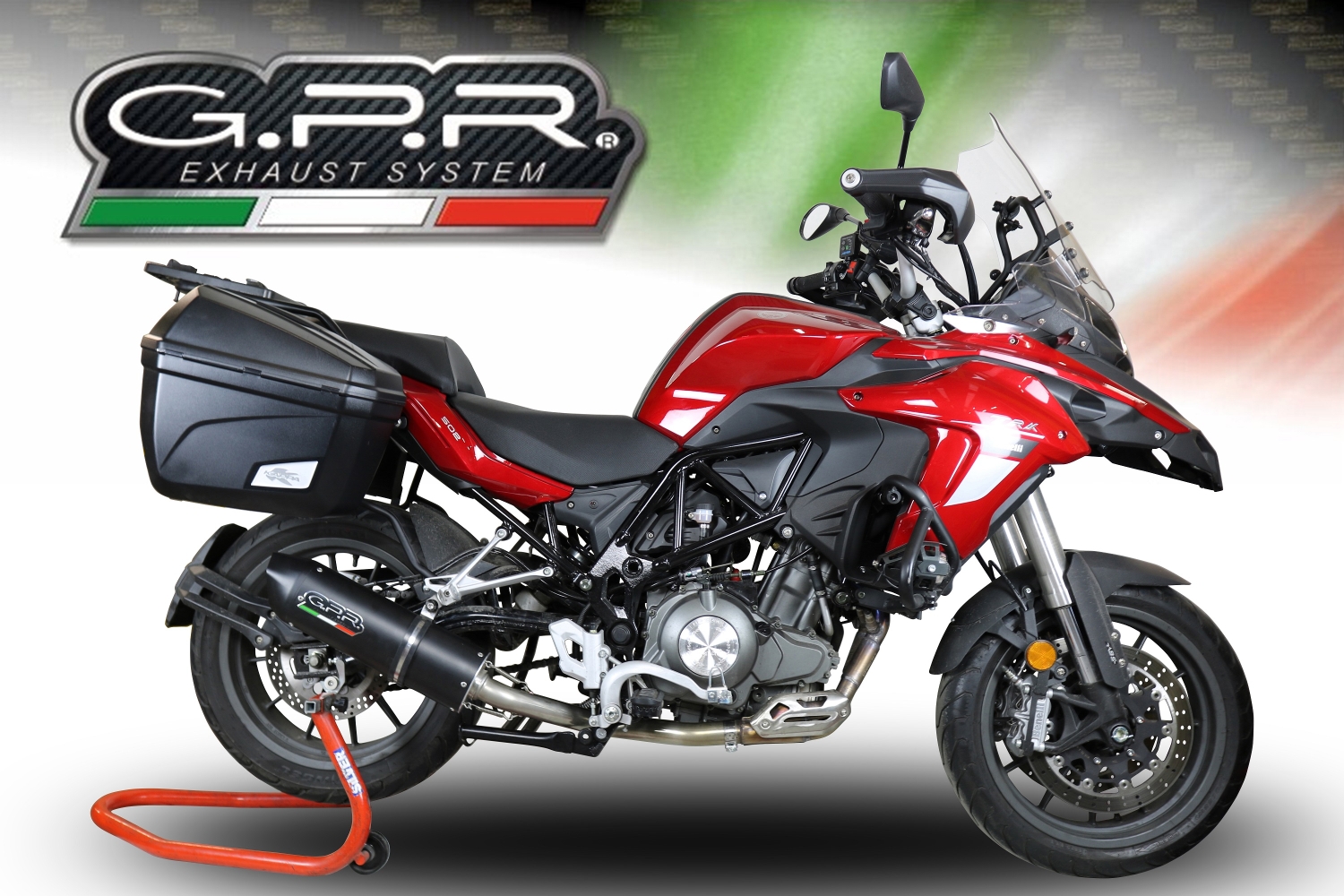 Egzoz ile uyumlu Benelli Trk 502 2017-2020, Furore Evo4 Nero, Onaylı egzoz, bağlantı borusu ve çıkarılabilir db öldürücü dahil Avrupa DIŞI pazarlar için yasal 
