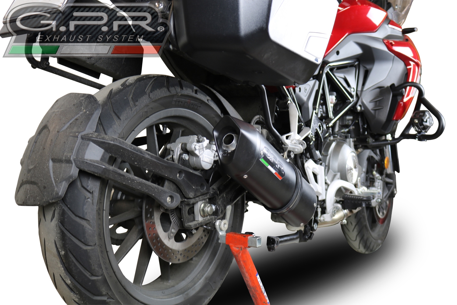 Egzoz ile uyumlu Benelli Trk 502 2017-2020, Furore Evo4 Nero, Onaylı egzoz, bağlantı borusu ve çıkarılabilir db öldürücü dahil Avrupa DIŞI pazarlar için yasal 