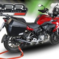 Egzoz ile uyumlu Benelli Trk 502 2017-2020, Furore Evo4 Nero, Onaylı egzoz, bağlantı borusu ve çıkarılabilir db öldürücü dahil Avrupa DIŞI pazarlar için yasal 