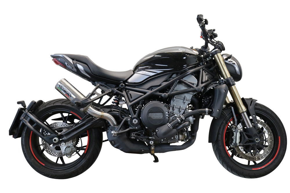 Egzoz ile uyumlu Benelli 752 S 2019-2021, M3 Inox , Egzoz yasal, onaylı, çıkarılabilir db killer ve bağlantı borulu susturucu 