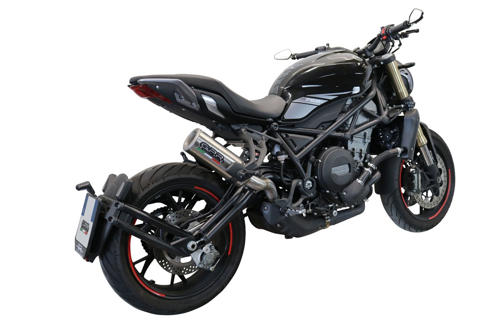 Egzoz ile uyumlu Benelli 752 S 2019-2021, M3 Inox , Egzoz yasal, onaylı, çıkarılabilir db killer ve bağlantı borulu susturucu 