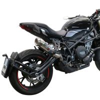 Egzoz ile uyumlu Benelli 752 S 2019-2021, Powercone Evo, Egzoz yasal, onaylı, çıkarılabilir db killer ve bağlantı borulu susturucu 
