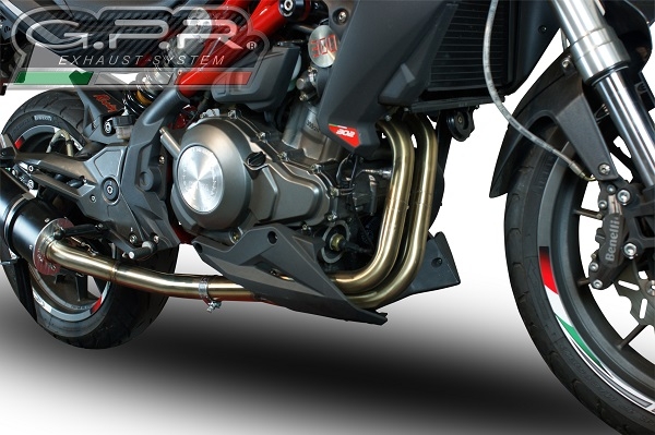 Egzoz ile uyumlu Benelli Bn 302 S 2015-2020, Decatalizzatore, Yarış Sistemi Tam hat, susturucu artı toplayıcı 