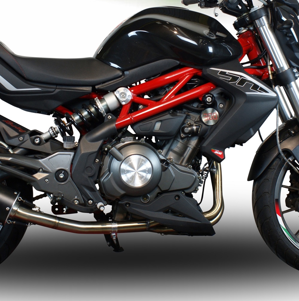 Egzoz ile uyumlu Benelli Bn 302 S 2015-2020, Decatalizzatore, Yarış Sistemi Tam hat, susturucu artı toplayıcı 