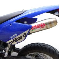 Egzoz ile uyumlu Beta RR 125 Enduro Ac 4t 2005-2009, Deeptone Inox, Egzoz yasal, onaylı, çıkarılabilir db killer ve bağlantı borulu susturucu 