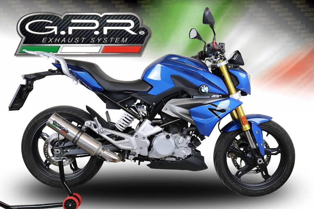 Exhaust compatible with Bmw G 310 R 2022-2024, M3 Inox , full system exhaust legal for UK and non-EU countries including removable db killer 
