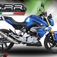 Exhaust compatible with Bmw G 310 R 2022-2024, M3 Inox , full system exhaust legal for UK and non-EU countries including removable db killer 