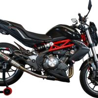 Egzoz ile uyumlu Benelli Bn 302 S 2015-2016, Deeptone Inox, Egzoz yasal, onaylı, çıkarılabilir db killer ve bağlantı borulu susturucu 
