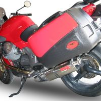 Egzoz ile uyumlu Moto Guzzi Breva 1200 2007-2012, Trioval, Egzoz yasal, onaylı, çıkarılabilir db killer ve bağlantı borulu susturucu 