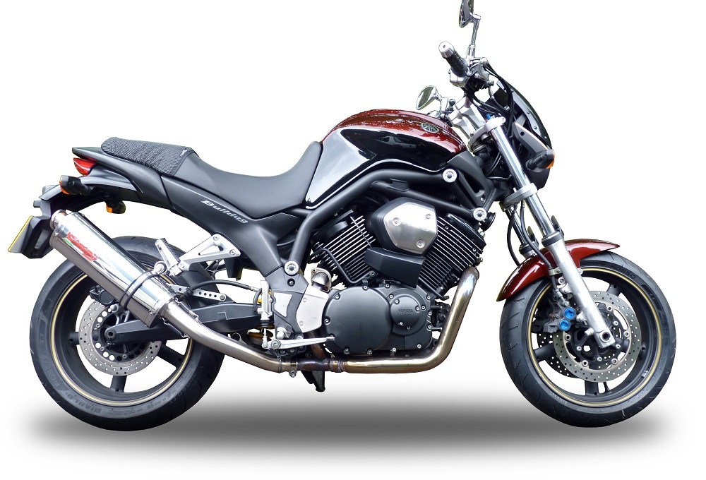 Egzoz ile uyumlu Yamaha Bt Bulldog 1100 2002-2007, Trioval, Homologe sistem Double Susturucu ve özel bağlantı borusu 