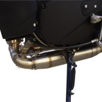 Egzoz ile uyumlu Buell Xb 9 2003-2007, Deeptone Inox, Homologe sistem Double Susturucu ve özel bağlantı borusu 