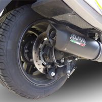 Exhaust compatible with Can Am Spyder 1000 Rs -RSs 2013-2016, Furore Nero, Homologated legal slip-on exhaust including removable db killer and link pipe 