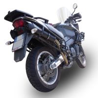 Egzoz ile uyumlu Aprilia Etv Caponord 1000 Rally 2001-2007, Furore Nero, Homologe sistem Double Susturucu ve özel bağlantı borusu 