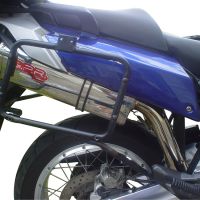 Egzoz ile uyumlu Aprilia Etv Caponord 1000 Rally 2001-2007, Trioval, Homologe sistem Double Susturucu ve özel bağlantı borusu 