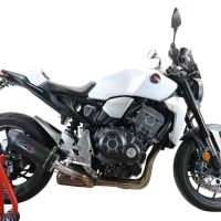 Egzoz ile uyumlu Honda Cb 1000 R 2021-2024, Furore Evo4 Nero, Egzoz yasal, onaylı, çıkarılabilir db killer ve bağlantı borulu susturucu 